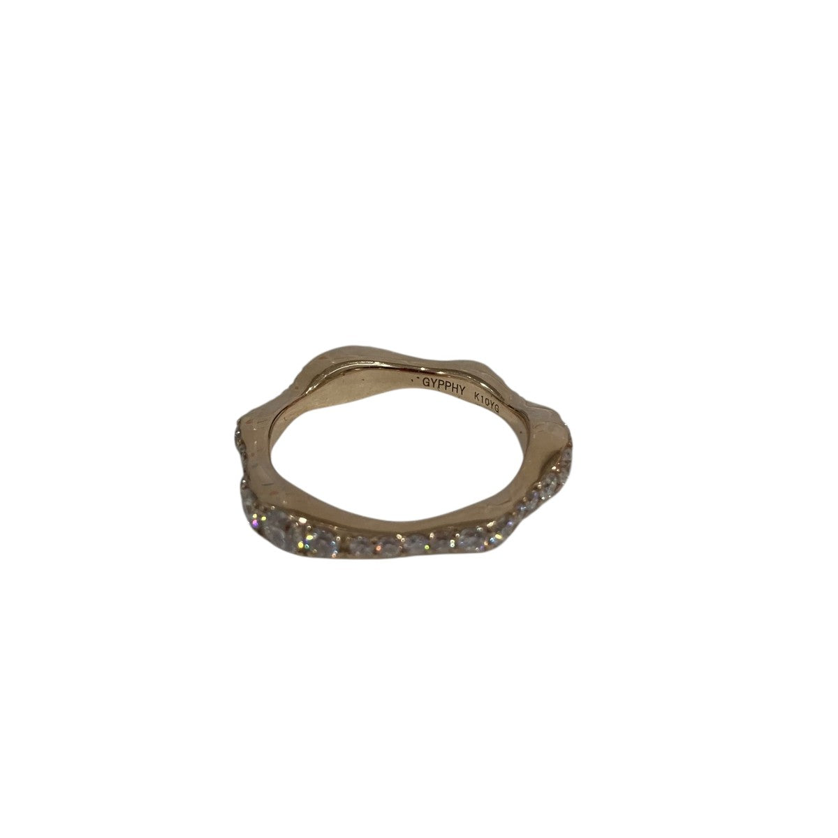 GYPPHY K10YG WAVY FULL ETERNITY RING指輪 古着・中古-3枚目のアイテム画像
