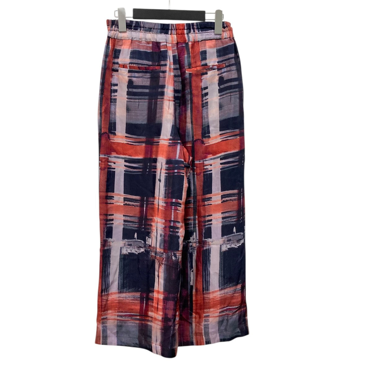 BRUSH PAINTING PLAIDロングパンツ125606112