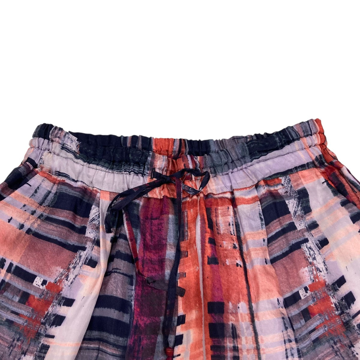 BRUSH PAINTING PLAIDロングパンツ125606112