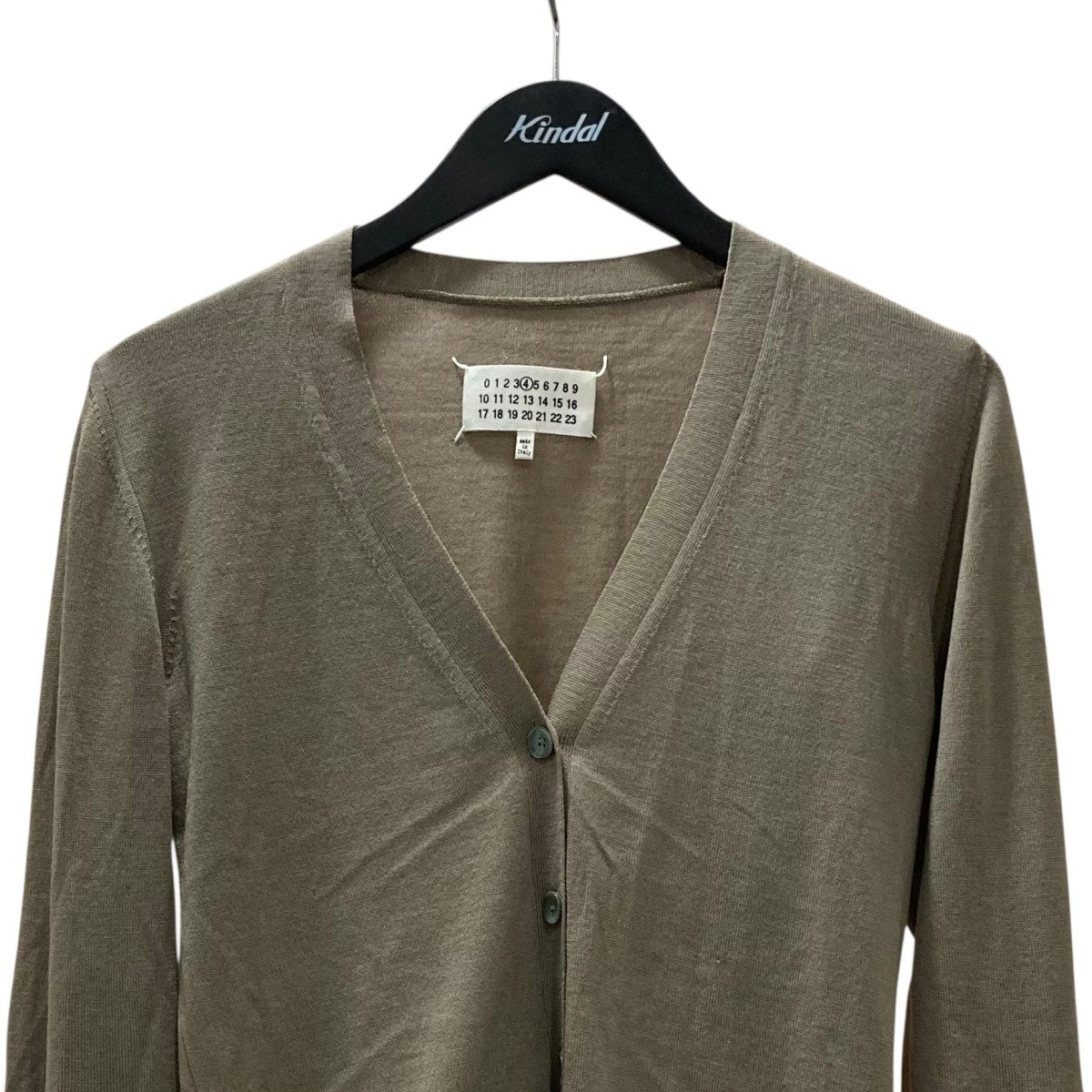Maison Margiela エルボパッチカーディガン51HA06721569 古着・中古-2枚目のアイテム画像