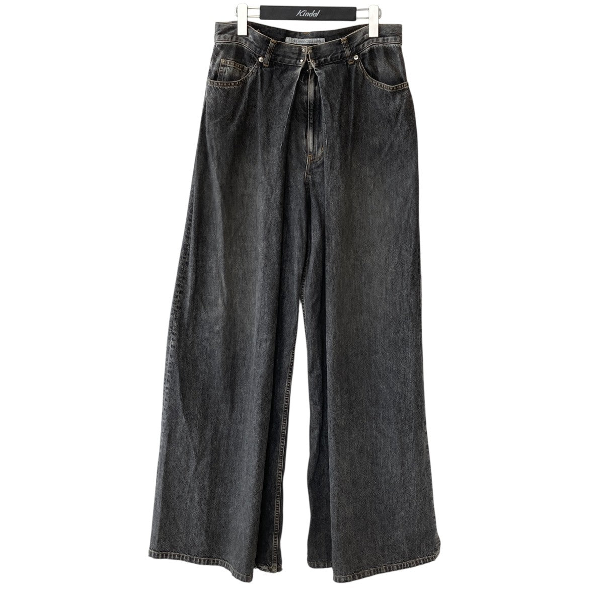 WASHED DENIM SUPER WIDE PANTSデニムワイドパンツJLS-02-23