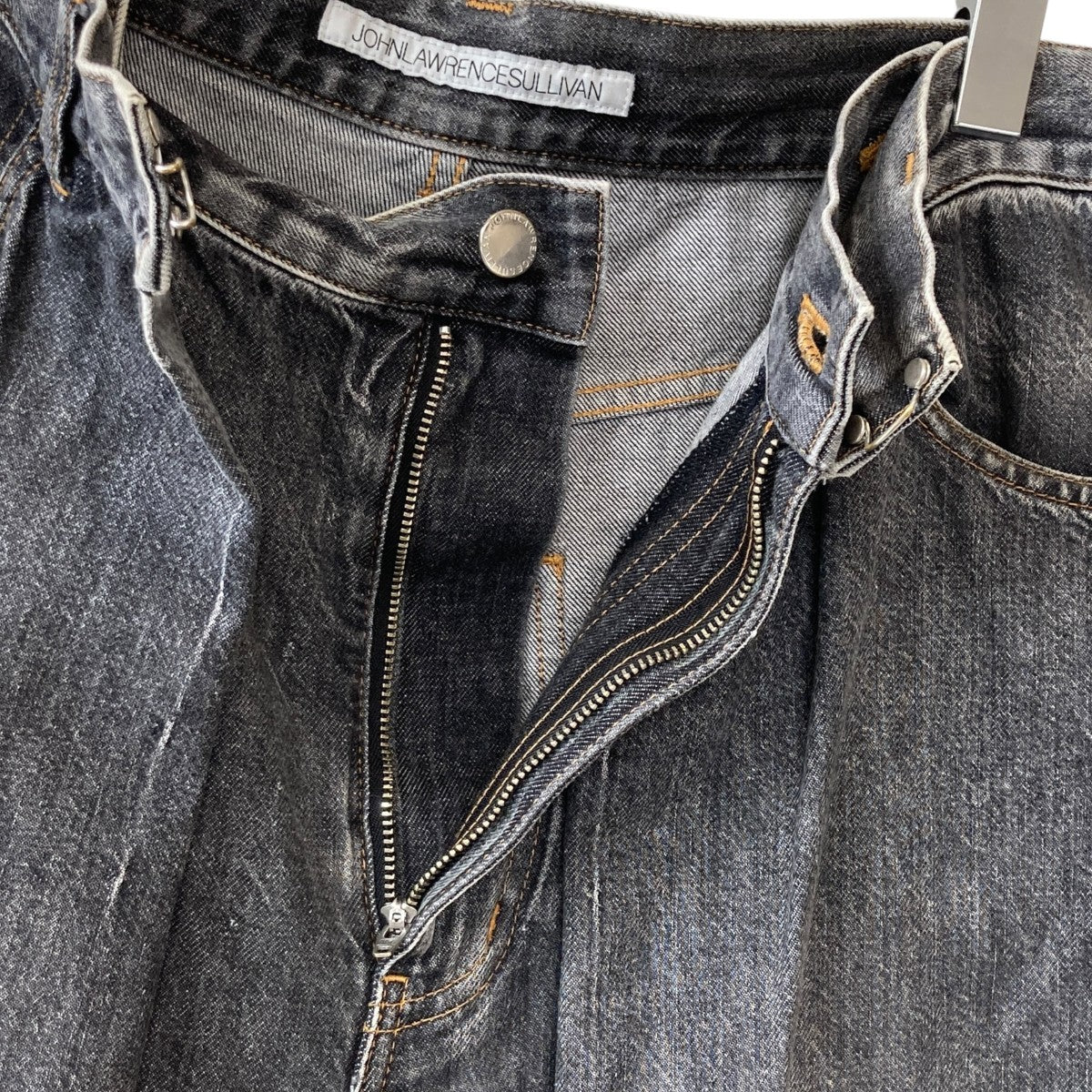 WASHED DENIM SUPER WIDE PANTSデニムワイドパンツJLS-02-23