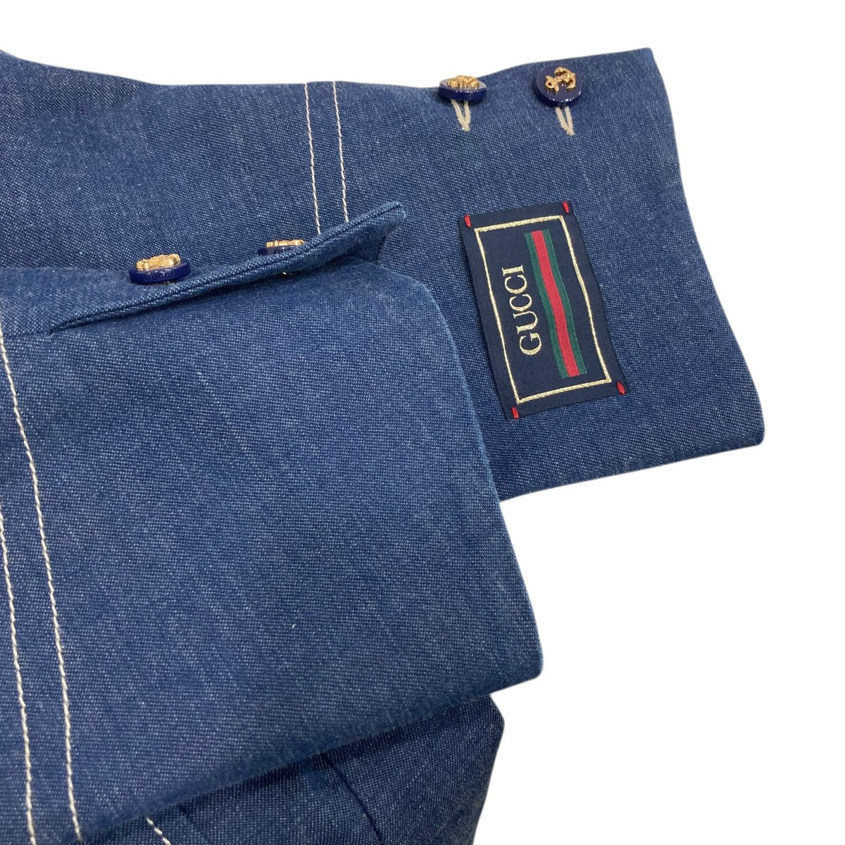 GUCCI デニムコート738645 古着・中古-4枚目のアイテム画像