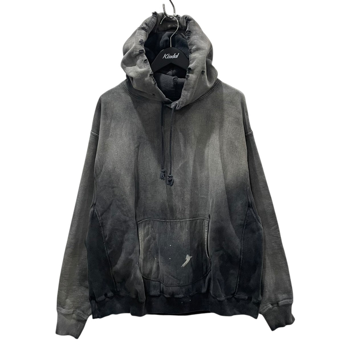 加工プルオーバーパーカー HARD AGING HOODIE ハードエイジングフーディー