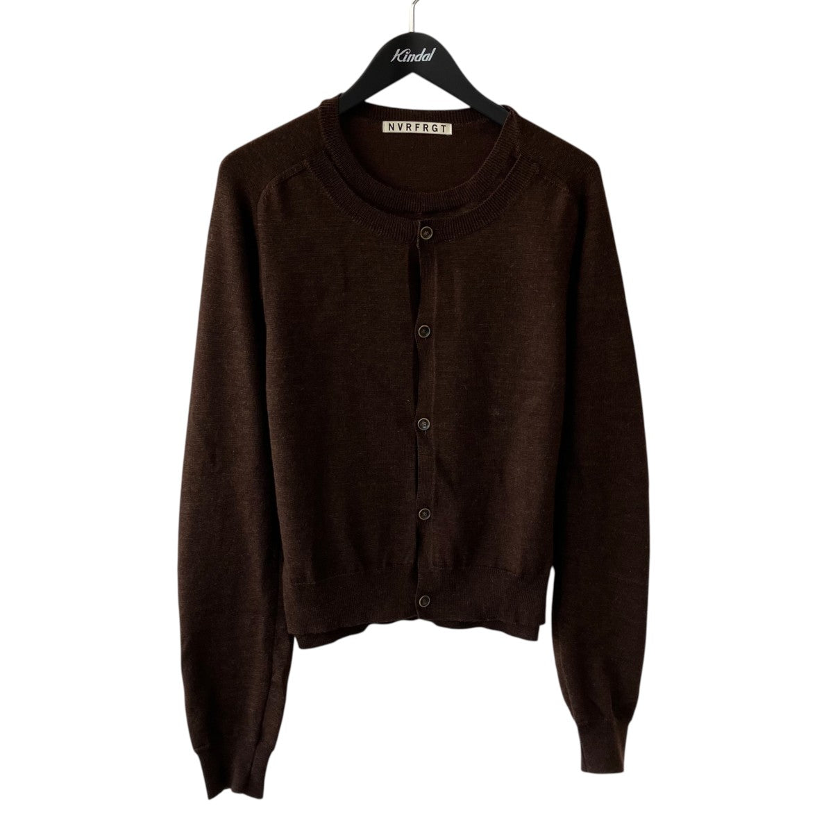 Double Layerd SweaterニットカーディガンNF252K01