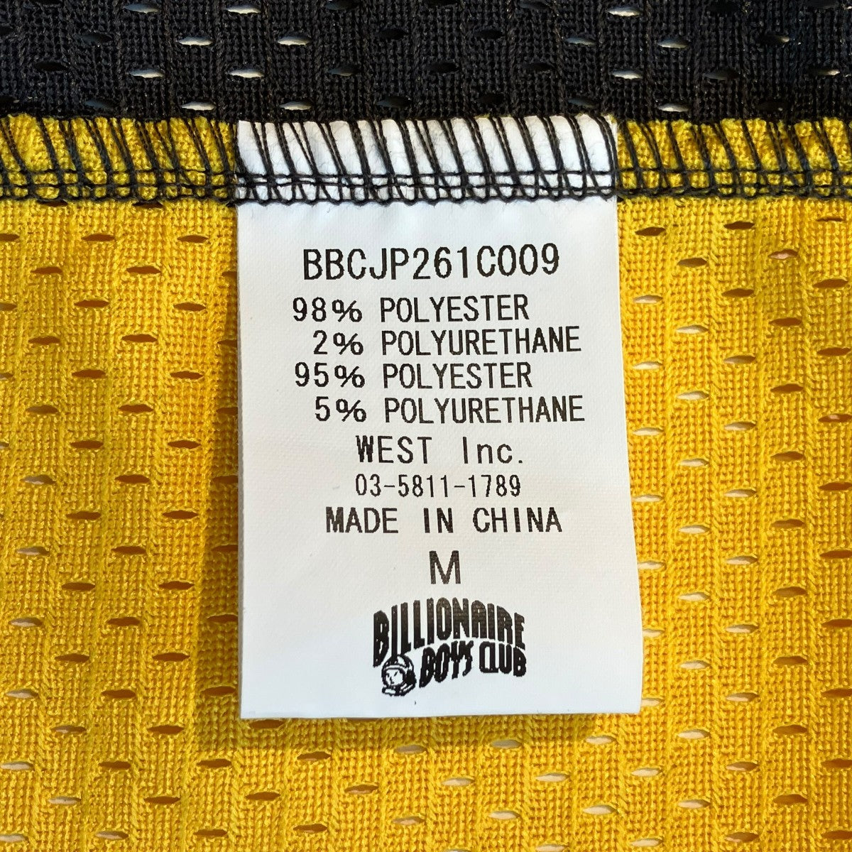Mesh L／s C＆sメッシュTシャツBBCJP261C009