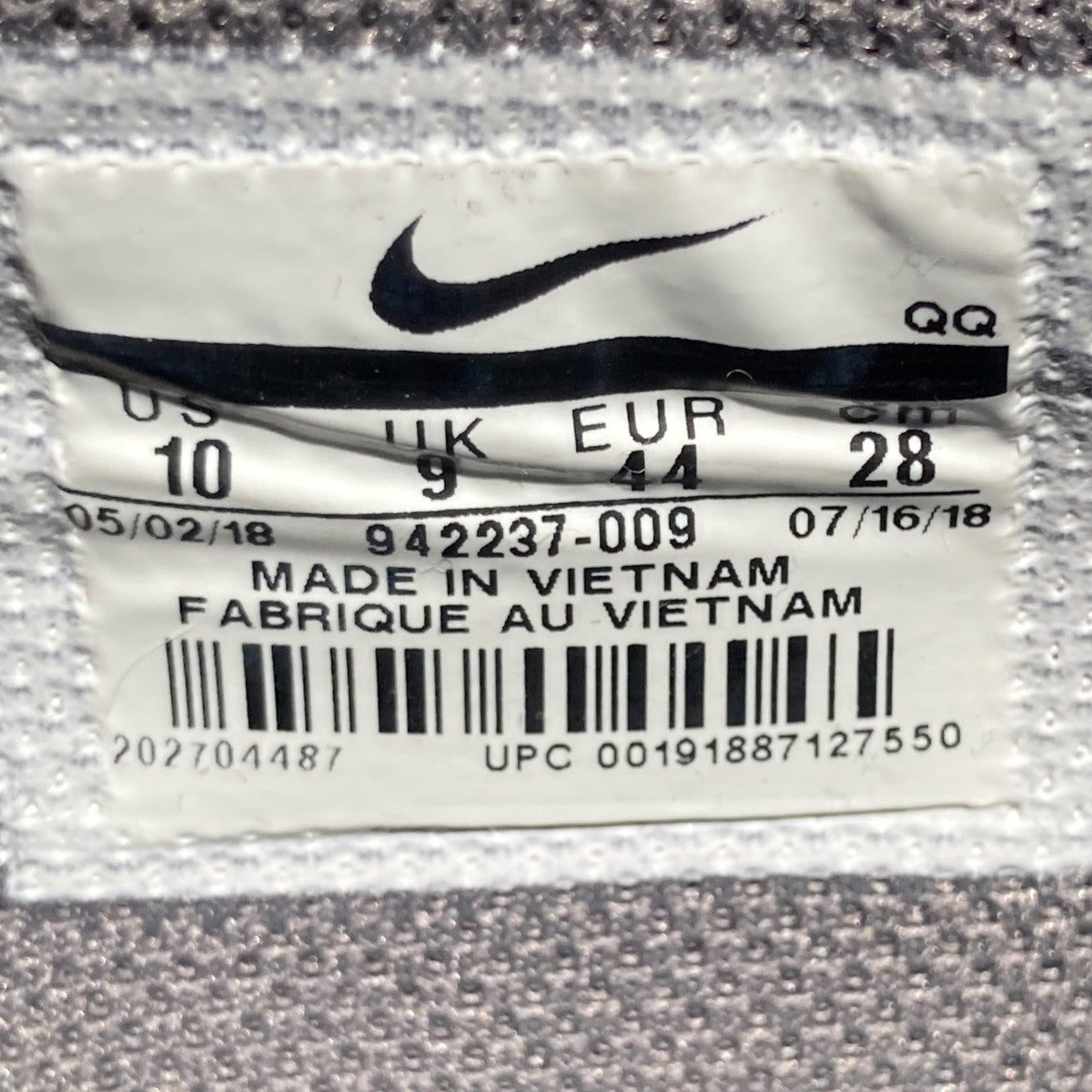 NIKE Delta Force Vulcスニーカー942237-009 古着・中古-6枚目のアイテム画像