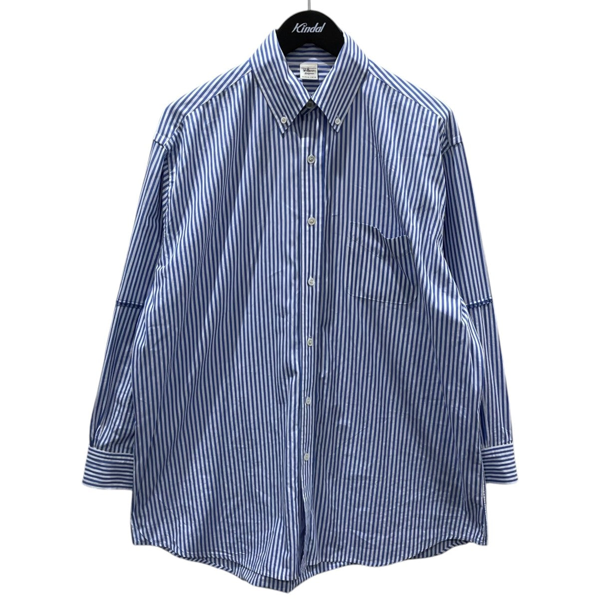 Ron Herman 21SS ストライプ柄ビッグシルエットボタンダウンシャツ Too Big Striped Shirt トゥービッグ ストライプシャツ 3510700171 古着・中古-1枚目のアイテム画像