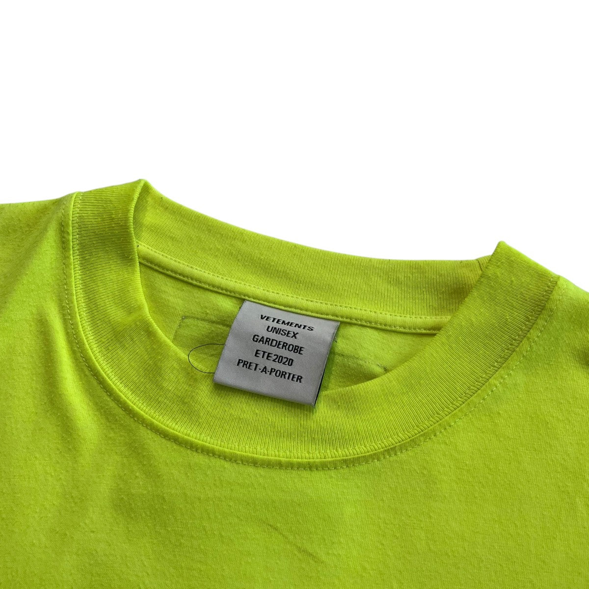 VETEMENTS 20SSLogo Tee半袖カットソーSS20TR304 古着・中古-6枚目のアイテム画像