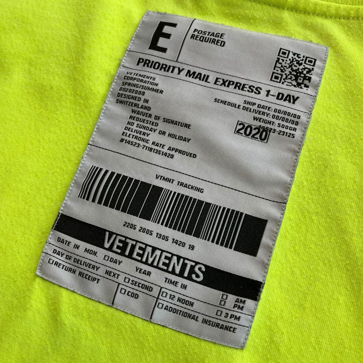 VETEMENTS 20SSLogo Tee半袖カットソーSS20TR304 古着・中古-8枚目のアイテム画像
