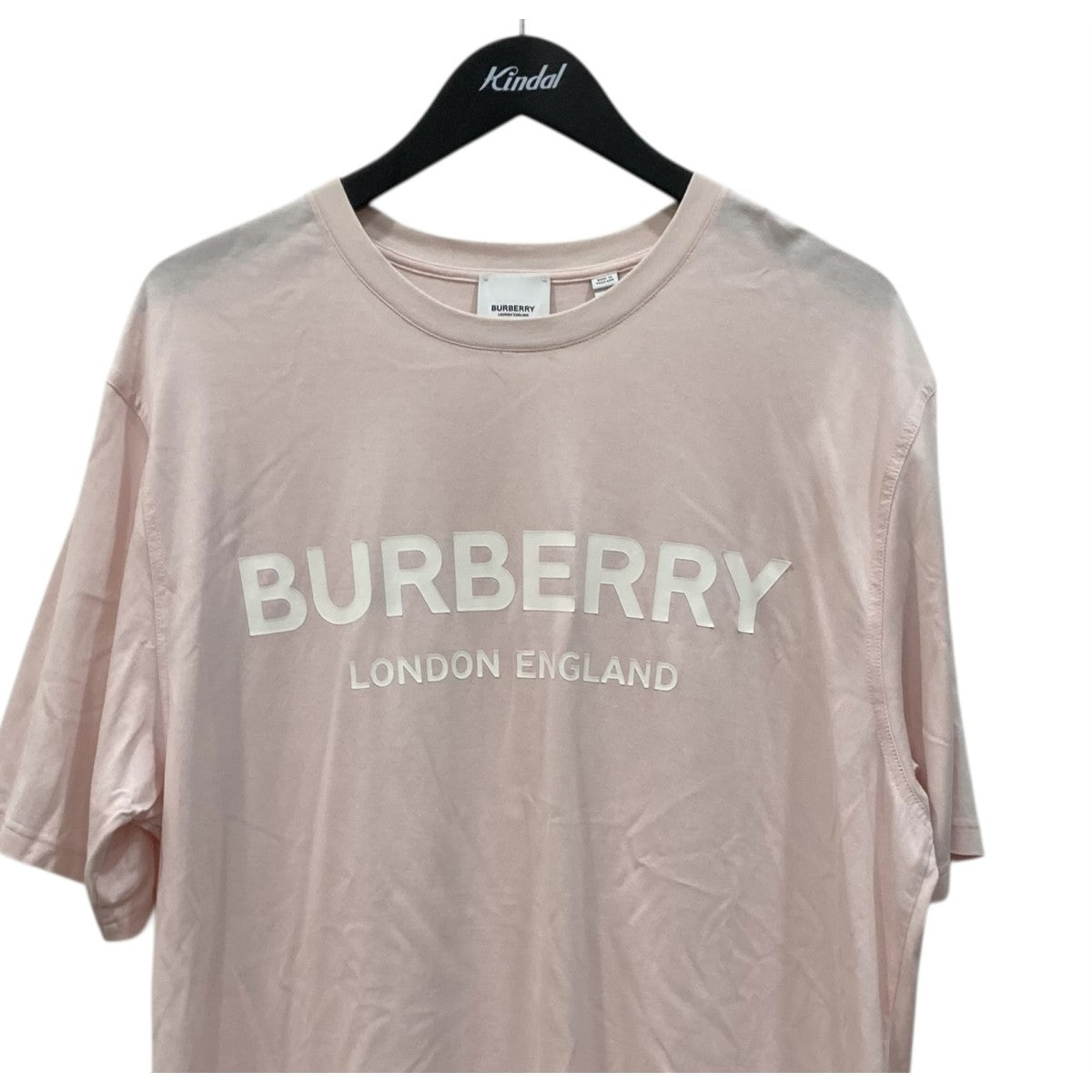 美品 BURBERRY LONDON バーバリーロンドン エポレット 半袖 カットソー 2 ピンク系 レディース 古着 中古 USED バーバリーロンドンBURBERRY LONDON コットンボタンダウン半袖シャツ