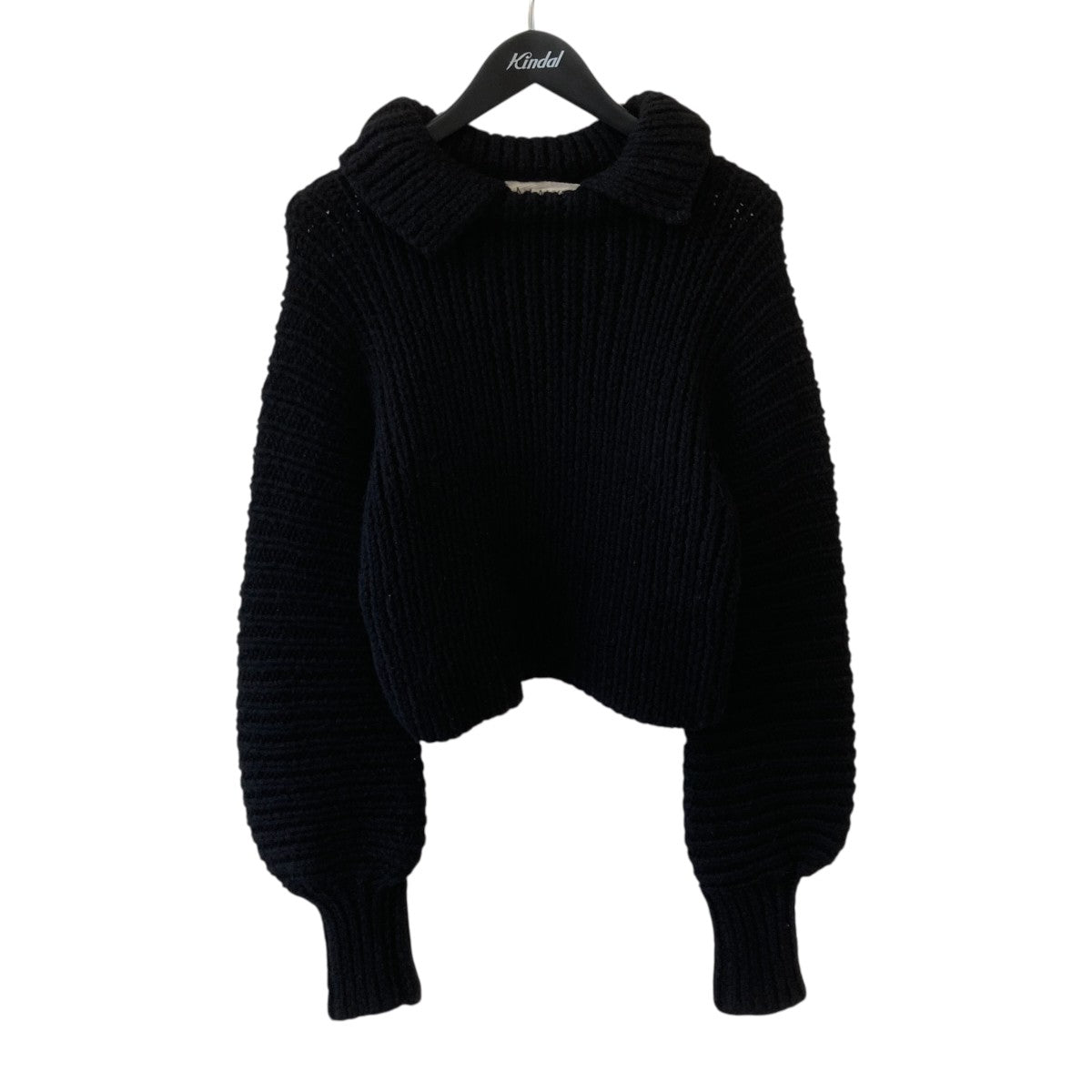 CREW PLUS COLLARニット