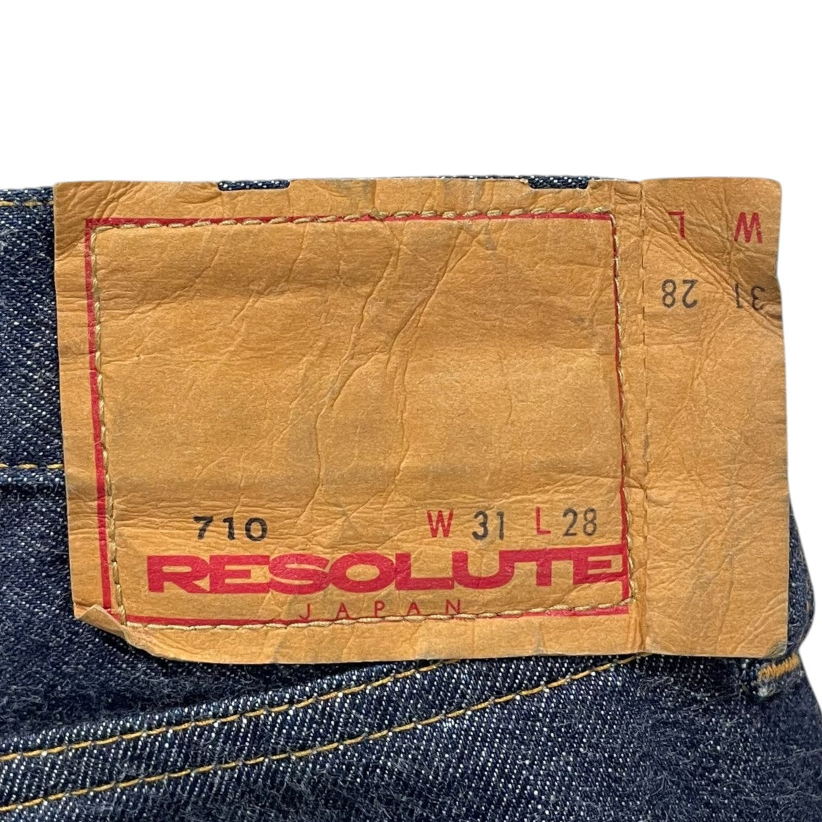 RESOLUTE 710 デニムパンツ 古着・中古-8枚目のアイテム画像
