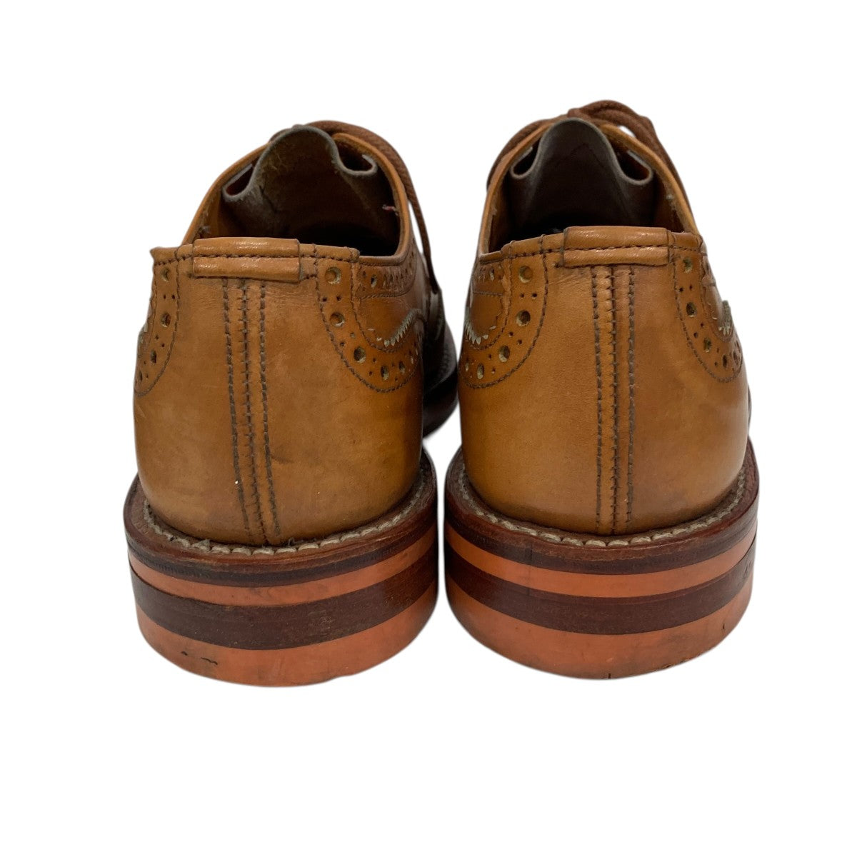 トリッカーズ JUNYA WATANABE ブラウン レザー ドレスシューズ Tricker's(トリッカーズ) JUNYA WATANABEレザーシューズ ベージュ