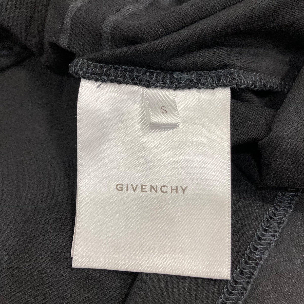 GIVENCHY ユーズド加工レイヤードプルオーバーパーカーBMJ0J73Y8T 古着・中古-6枚目のアイテム画像