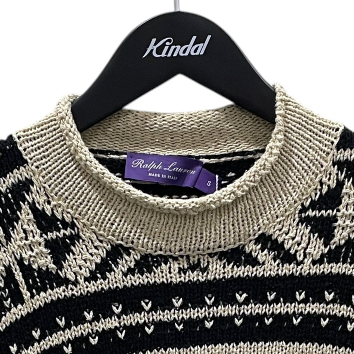 ジオメトリック柄マルベリーシルクセーター Patterned Silk Rollneck Sweater パターン シルク ロールネック セーター