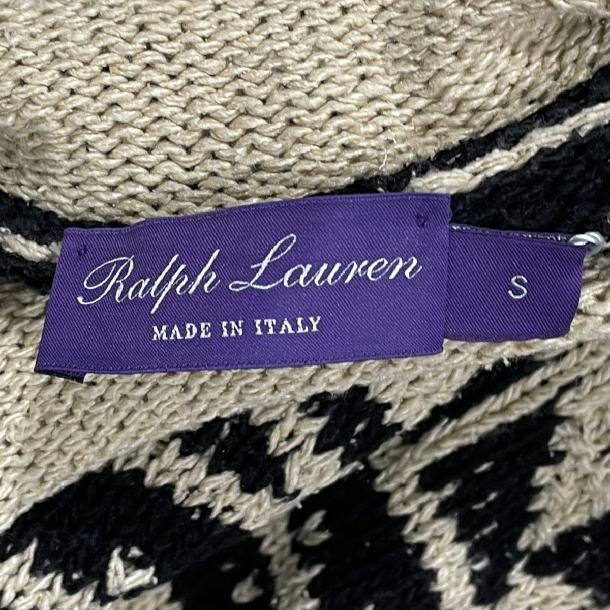 ジオメトリック柄マルベリーシルクセーター Patterned Silk Rollneck Sweater パターン シルク ロールネック セーター