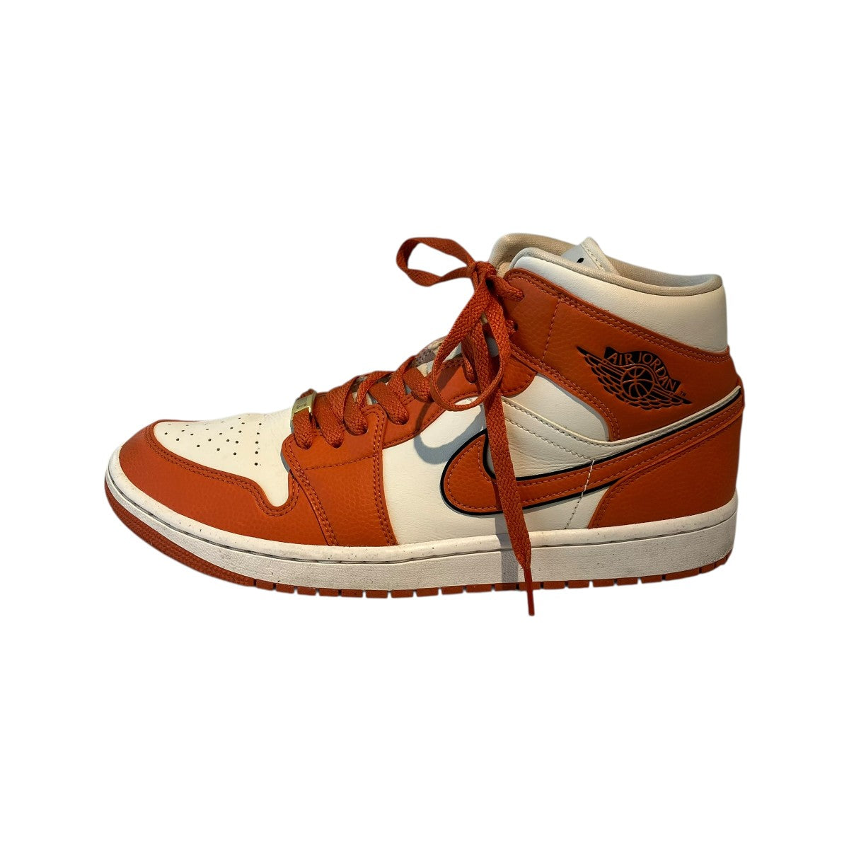NIKE Air Jordan 1 Mid SE Sport SpiceハイカットスニーカーDV1302-100 古着・中古-2枚目のアイテム画像