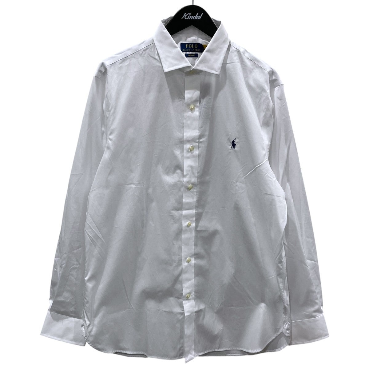 POLO RALPH LAUREN 長袖シャツ Poplin Dress Shirt ポプリンドレスシャツ CUSTOM FIT カスタムフィット 古着・中古-1枚目のアイテム画像