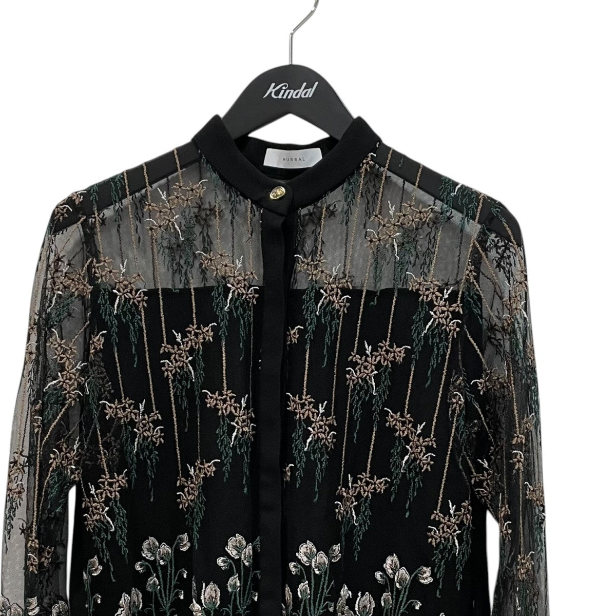 MURRAL Framed Flower Shirts長袖シャツMU22FW-0701 古着・中古-2枚目のアイテム画像