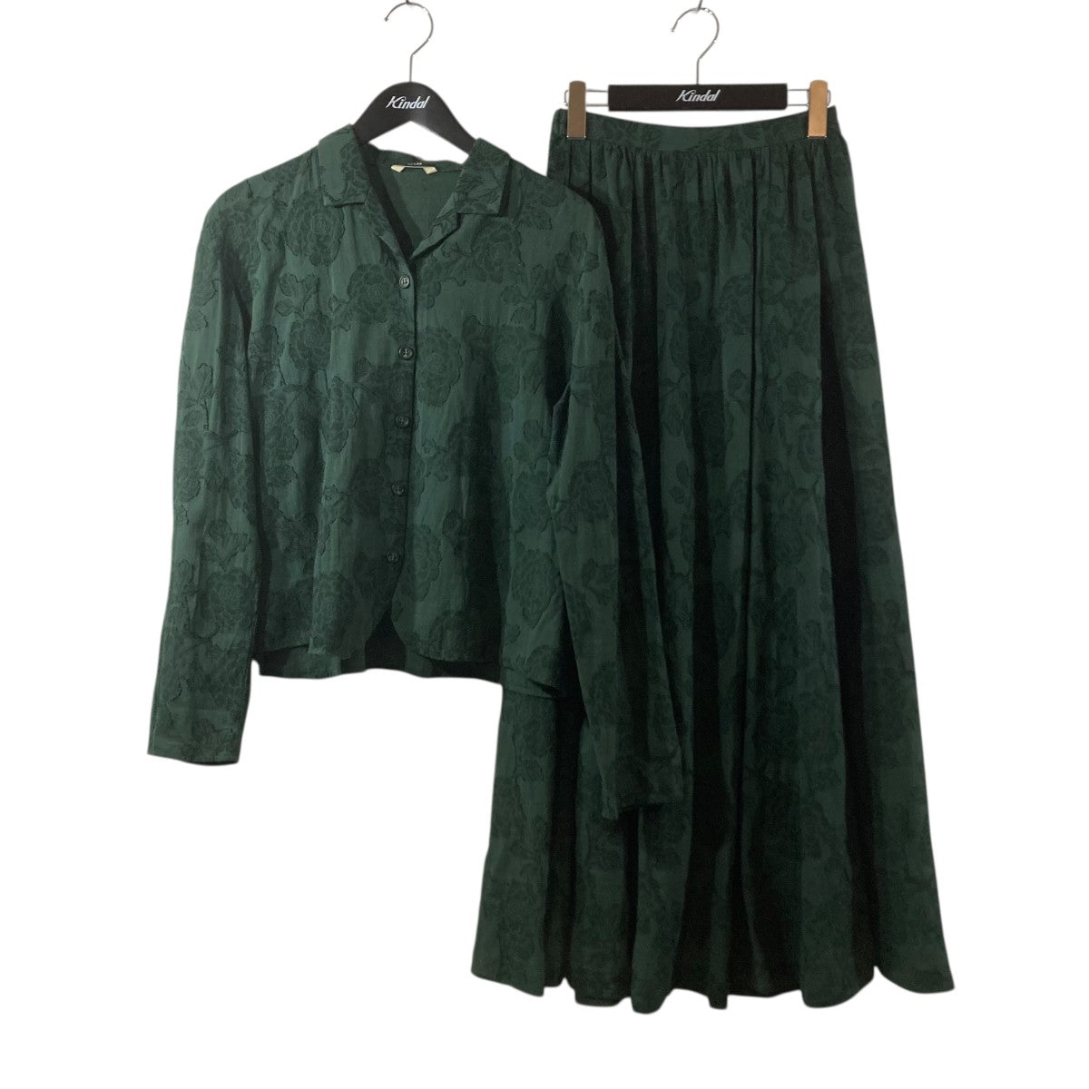 FLOWER JACQUARD SET UPセットアップブラウス16122-4251