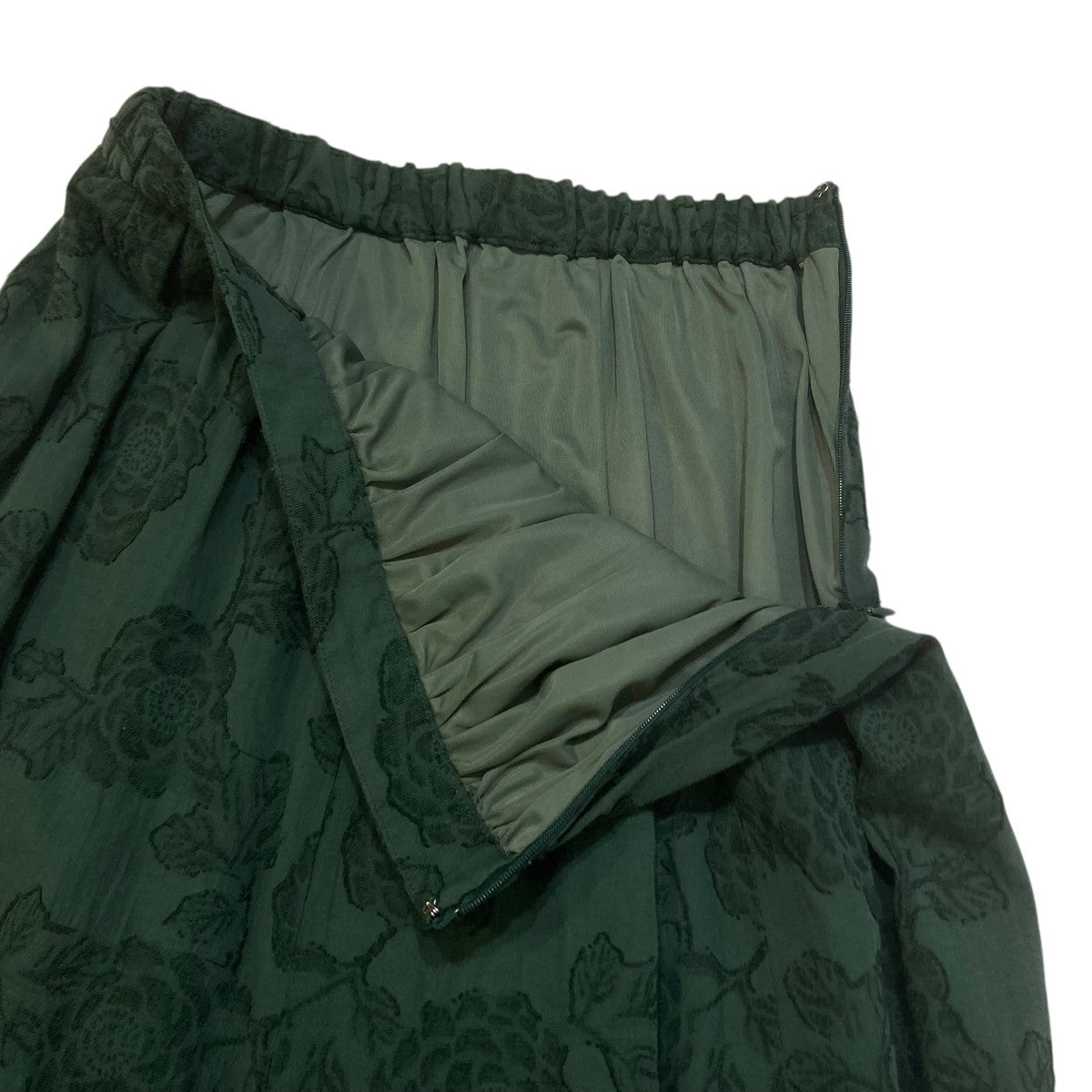 FLOWER JACQUARD SET UPセットアップブラウス16122-4251