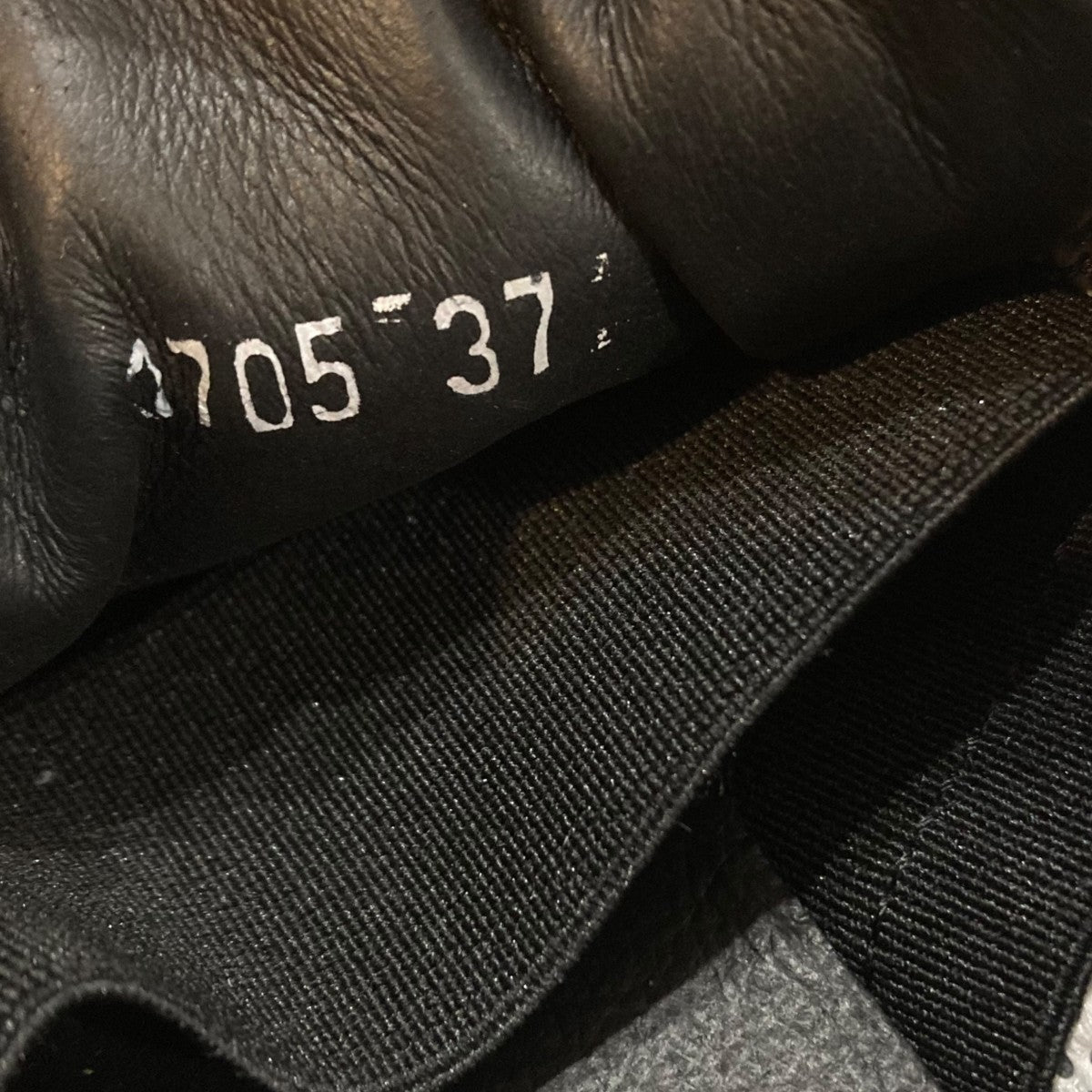german traner in boawith cowhide blackボアスニーカー1445711943