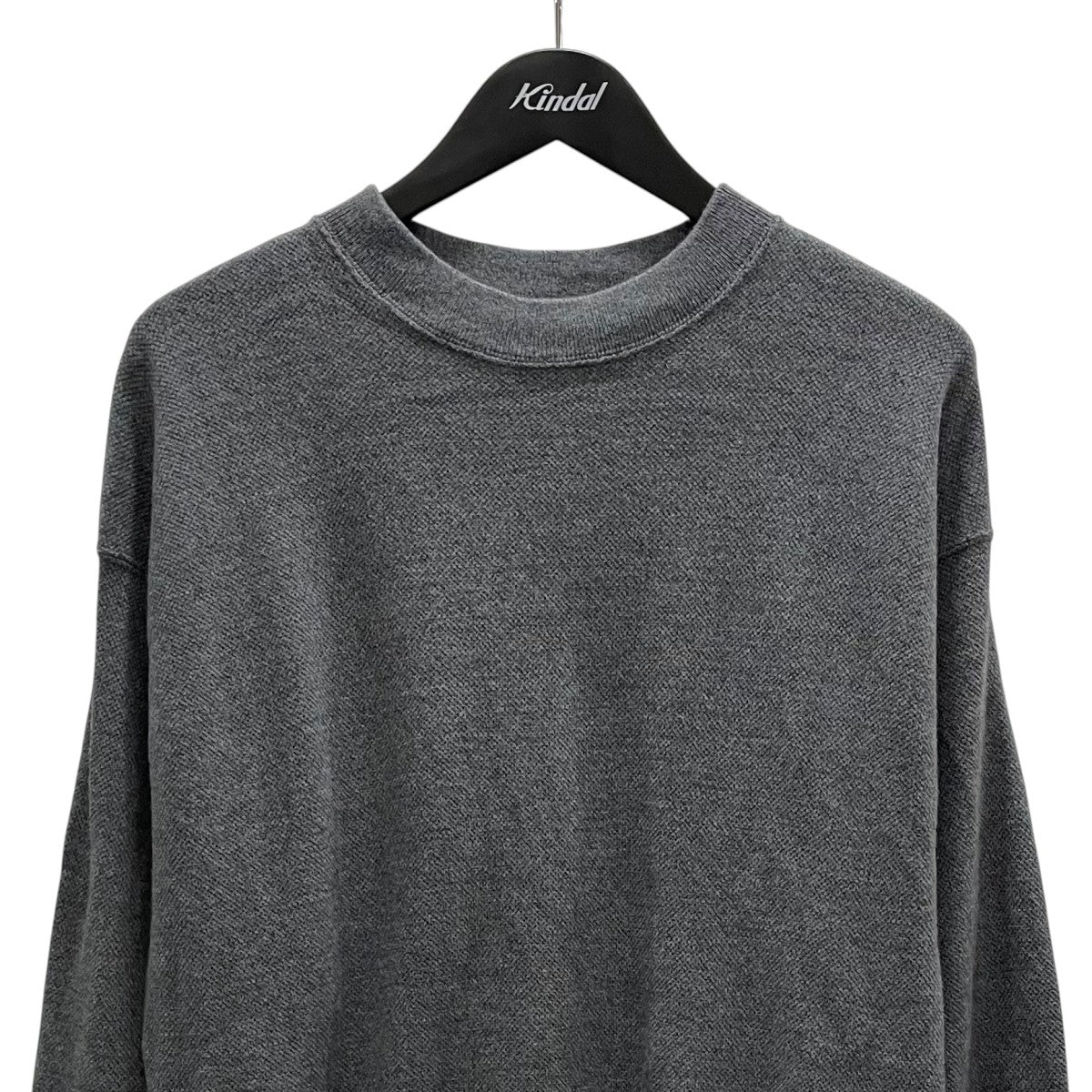 crepuscule(クレプスキュール) Co Wo Moss Stitch P O長袖ニット