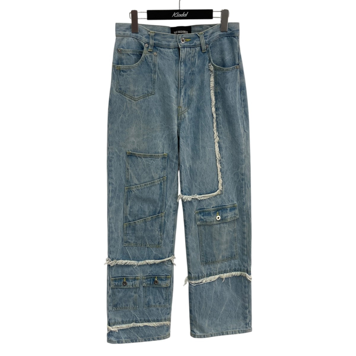 FRINGE WASHED JEANSデニムパンツ222-01-0203