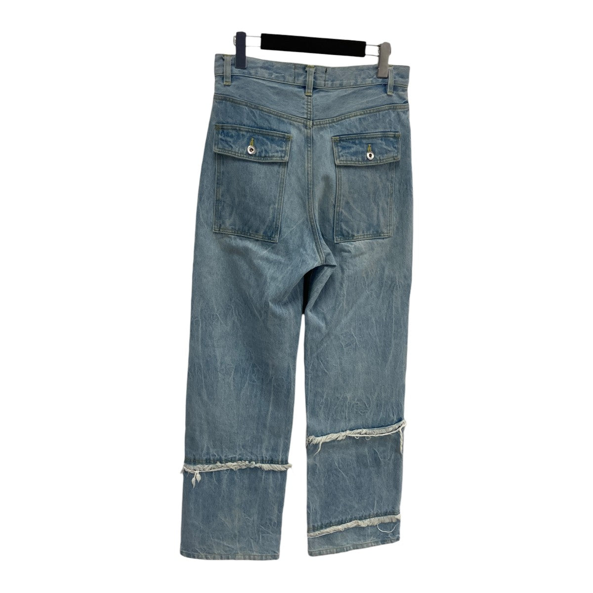 FRINGE WASHED JEANSデニムパンツ222-01-0203