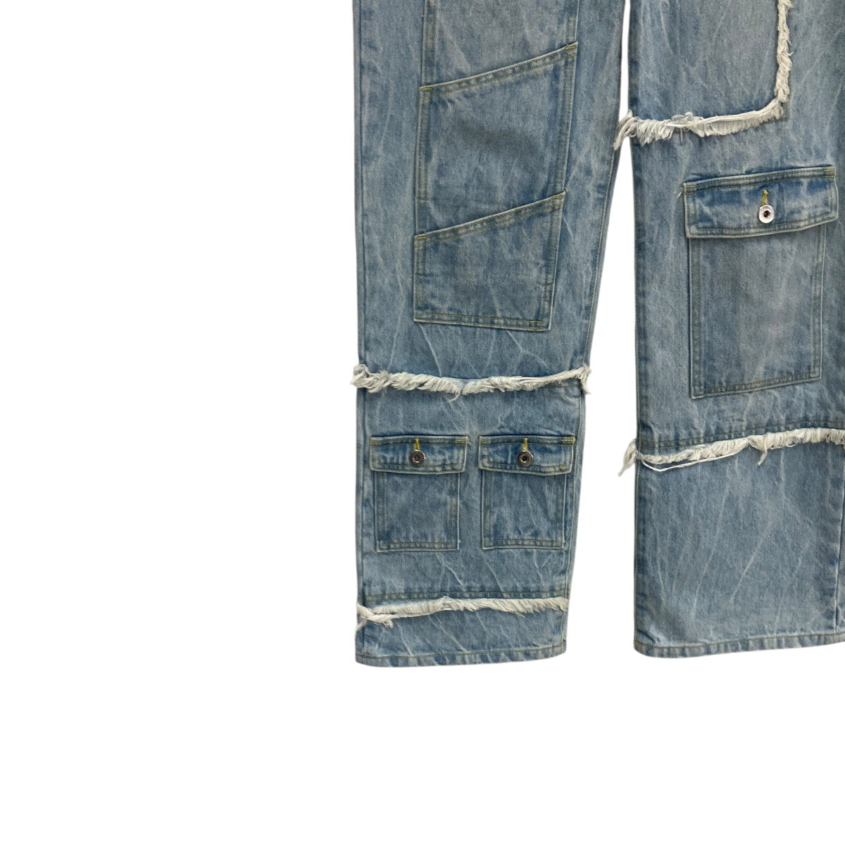 FRINGE WASHED JEANSデニムパンツ222-01-0203