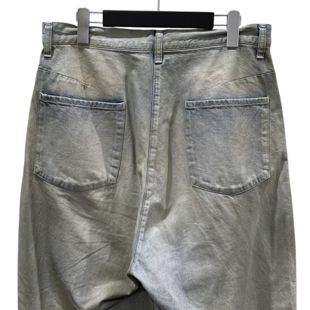 ANCELLM 25AW 加工ワイドストレートデニムパンツ #04 AGING01 ANC-PT100 古着・中古-5枚目のアイテム画像