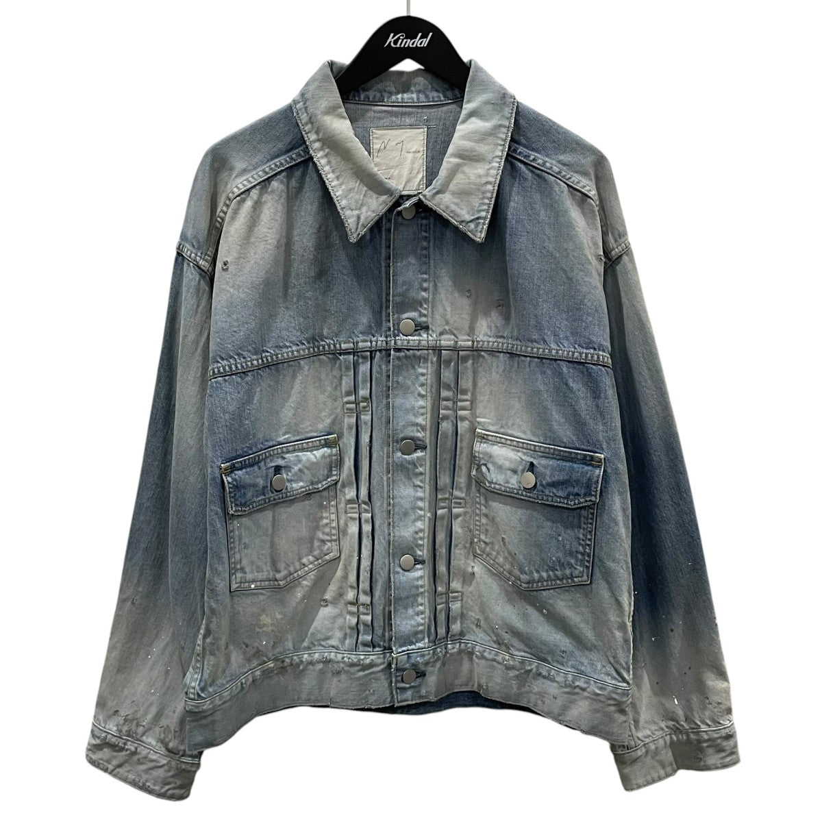 25SS 加工デニムジャケット AGING DENIM JACKET エイジング デニムジャケット ANC-JK49