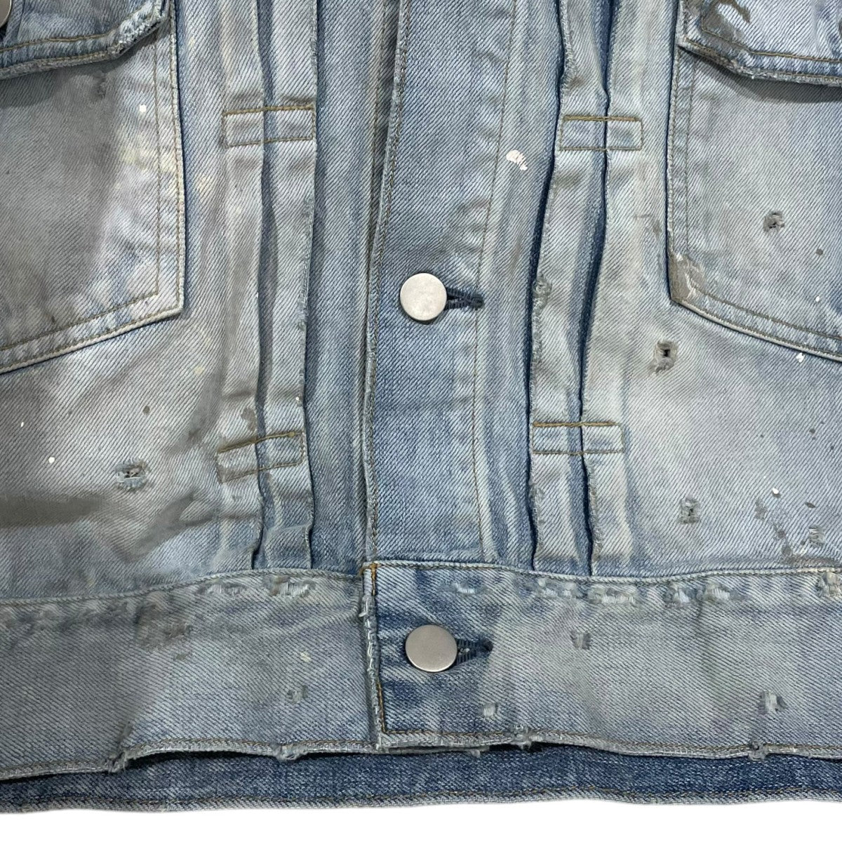 25SS 加工デニムジャケット AGING DENIM JACKET エイジング デニムジャケット ANC-JK49
