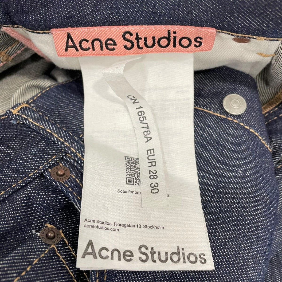 ACNE STUDIOS 2021M NEW RWデニムパンツB00402 古着・中古-6枚目のアイテム画像