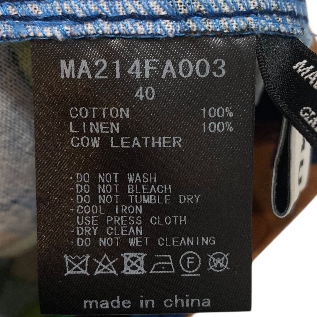 総柄ワンピースMA214FA003