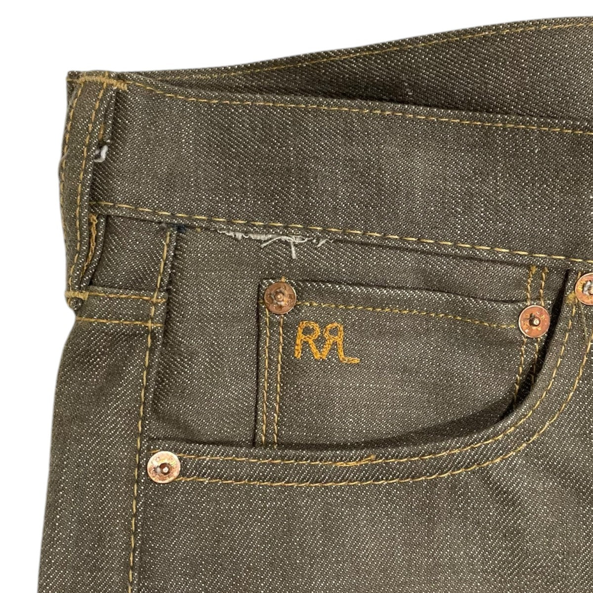 RRL 加工パンツ SLIM FIT JAPAN WOVEN スリムフィット ジャパンウーヴン 古着・中古-5枚目のアイテム画像