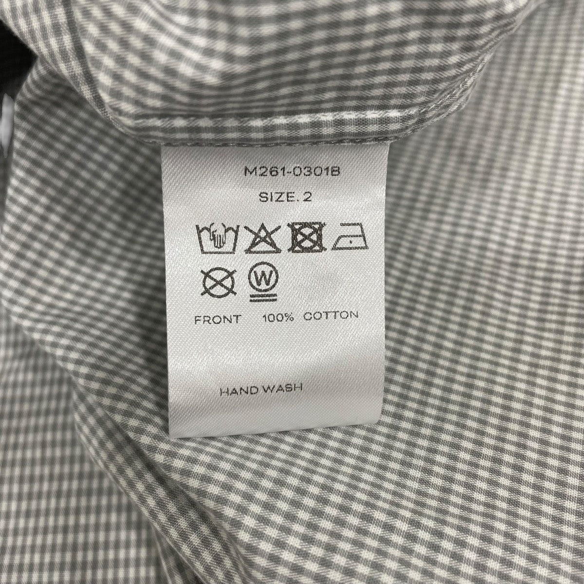 MATSUFUJI 26SS長袖シャツM2610301B 古着・中古-6枚目のアイテム画像