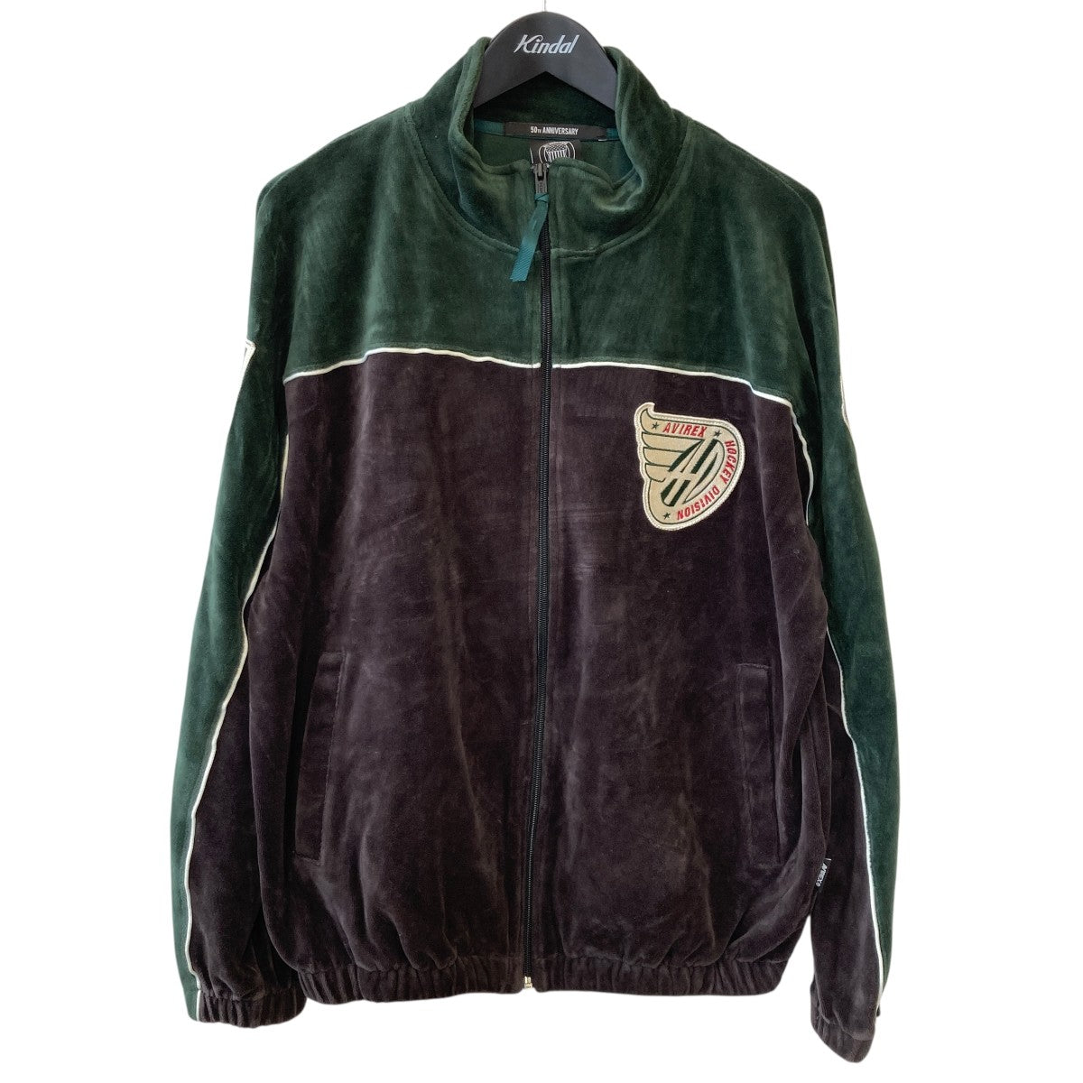 VELOUR RAGLAN SLEEVE STAND ZIPベロア ラグランスリーブ ジップブルゾン783-5230024