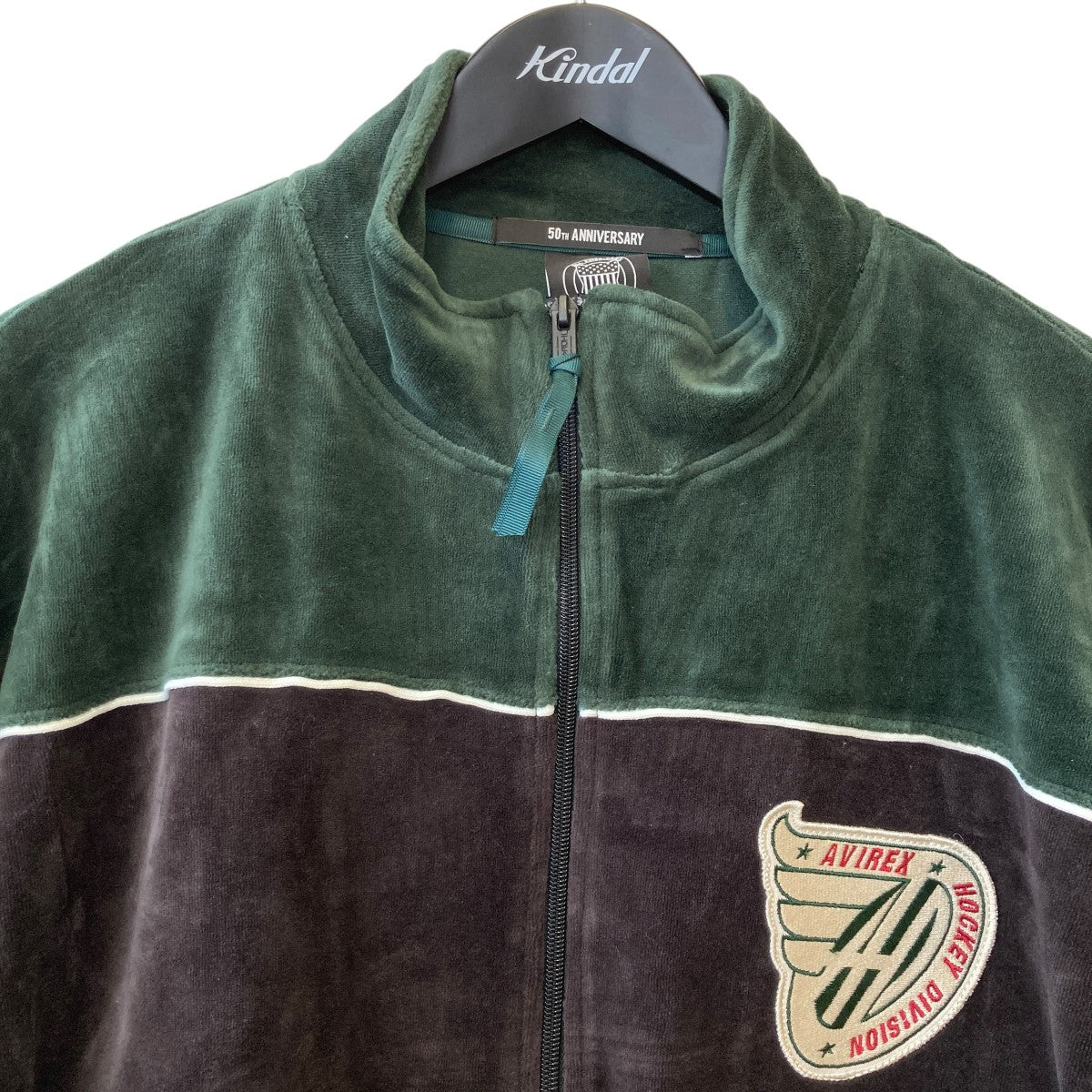 VELOUR RAGLAN SLEEVE STAND ZIPベロア ラグランスリーブ ジップブルゾン783-5230024