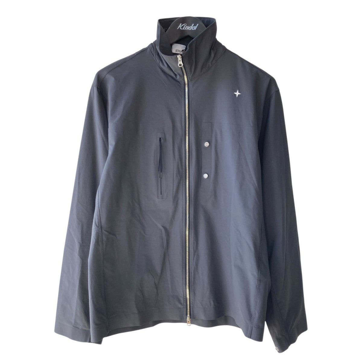 STONE ISLAND Bi-Stretch Nylon Tela Overshirtジップアップ シャツジャケットK1S151200019 古着・中古-1枚目のアイテム画像