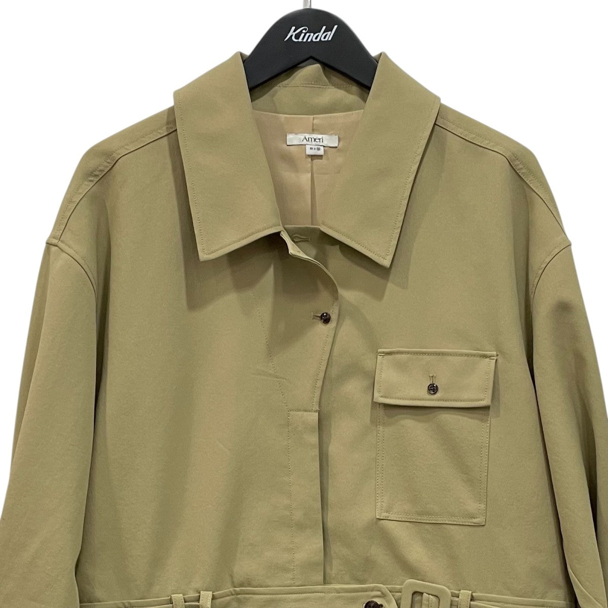 AMERI TRENCH LIKE SHORT ROMPERSオールインワン0126105610390 古着・中古-2枚目のアイテム画像