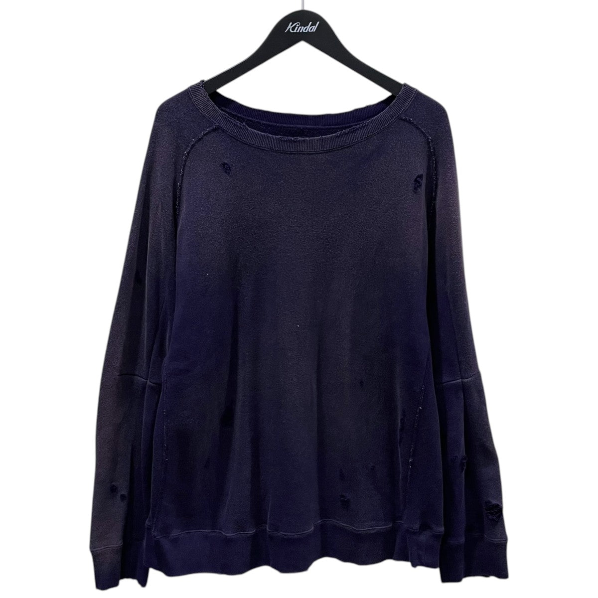 24AW 加工スウェットトレーナー Darts Sweat Shirt - French Terry ダーツスウェットシャツ フレンチテリー QV368
