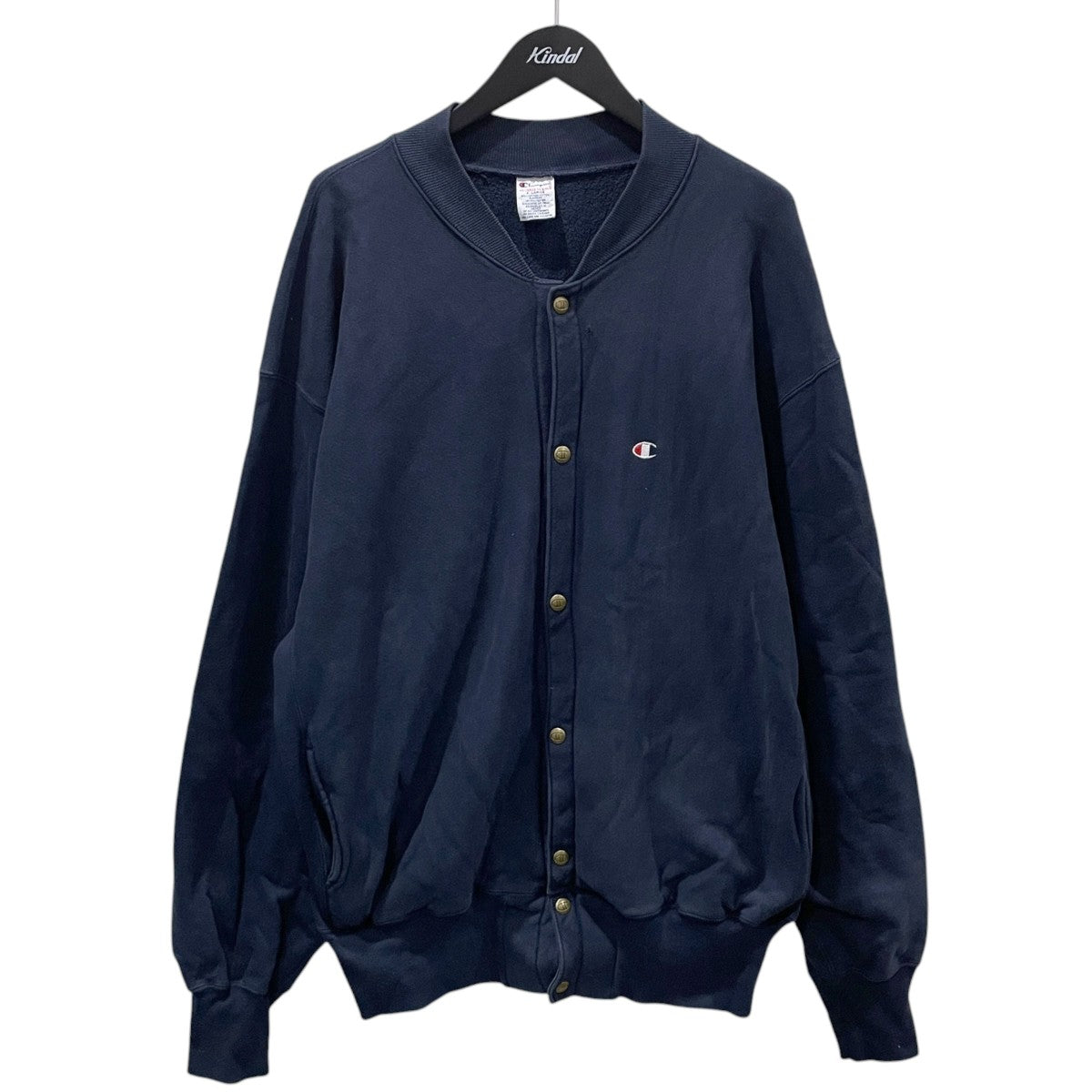 90s スウェットカーディガン Full Snap Cardigan フルスナップカーディガン REVERSE WEAVE リバースウィーブ