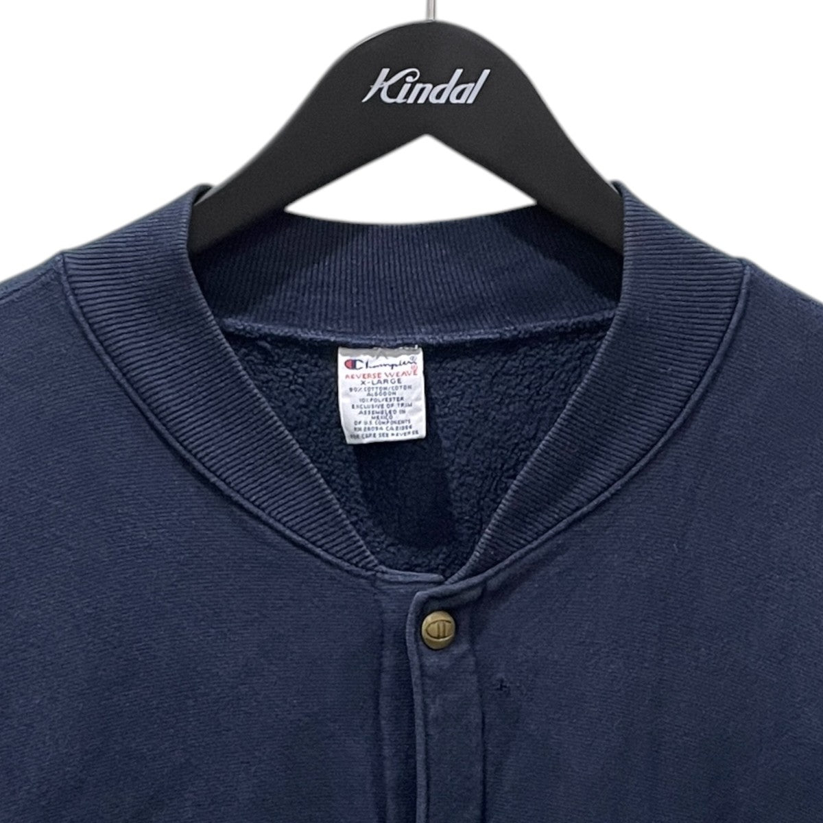 90s スウェットカーディガン Full Snap Cardigan フルスナップカーディガン REVERSE WEAVE リバースウィーブ