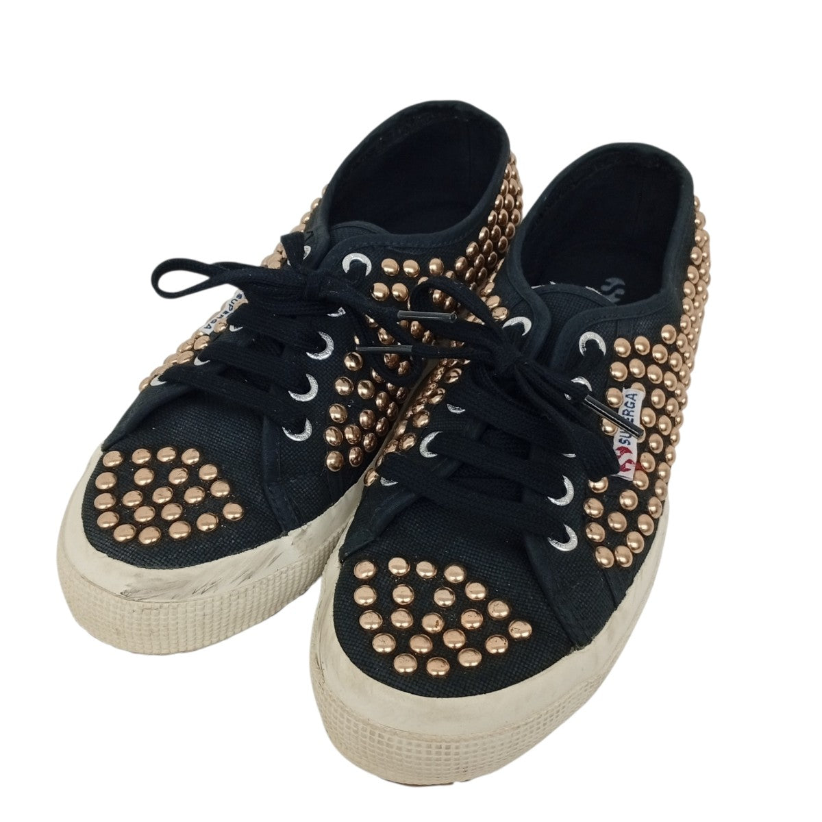 SUPERGA スタッズスニーカーS007WC0 古着・中古-1枚目のアイテム画像