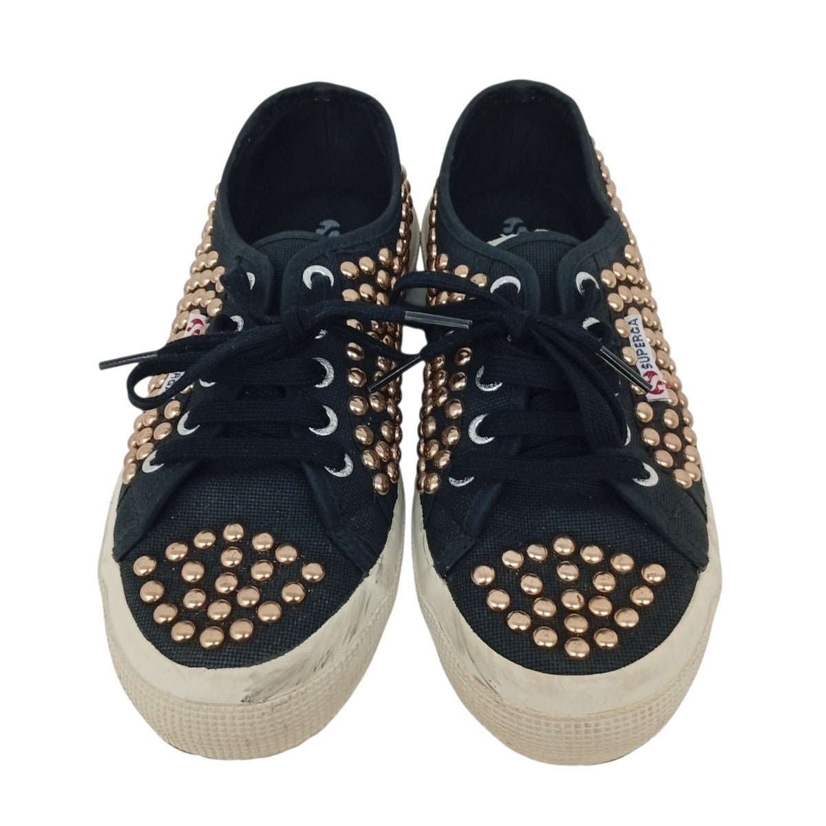 SUPERGA スタッズスニーカーS007WC0 古着・中古-2枚目のアイテム画像