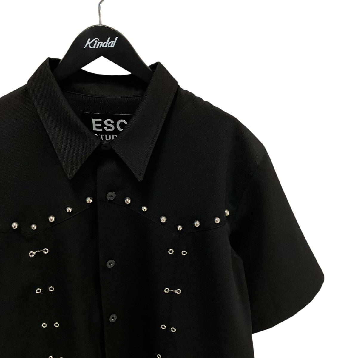 ESC STUDIO 24SSスタッズ半袖シャツ 古着・中古-3枚目のアイテム画像