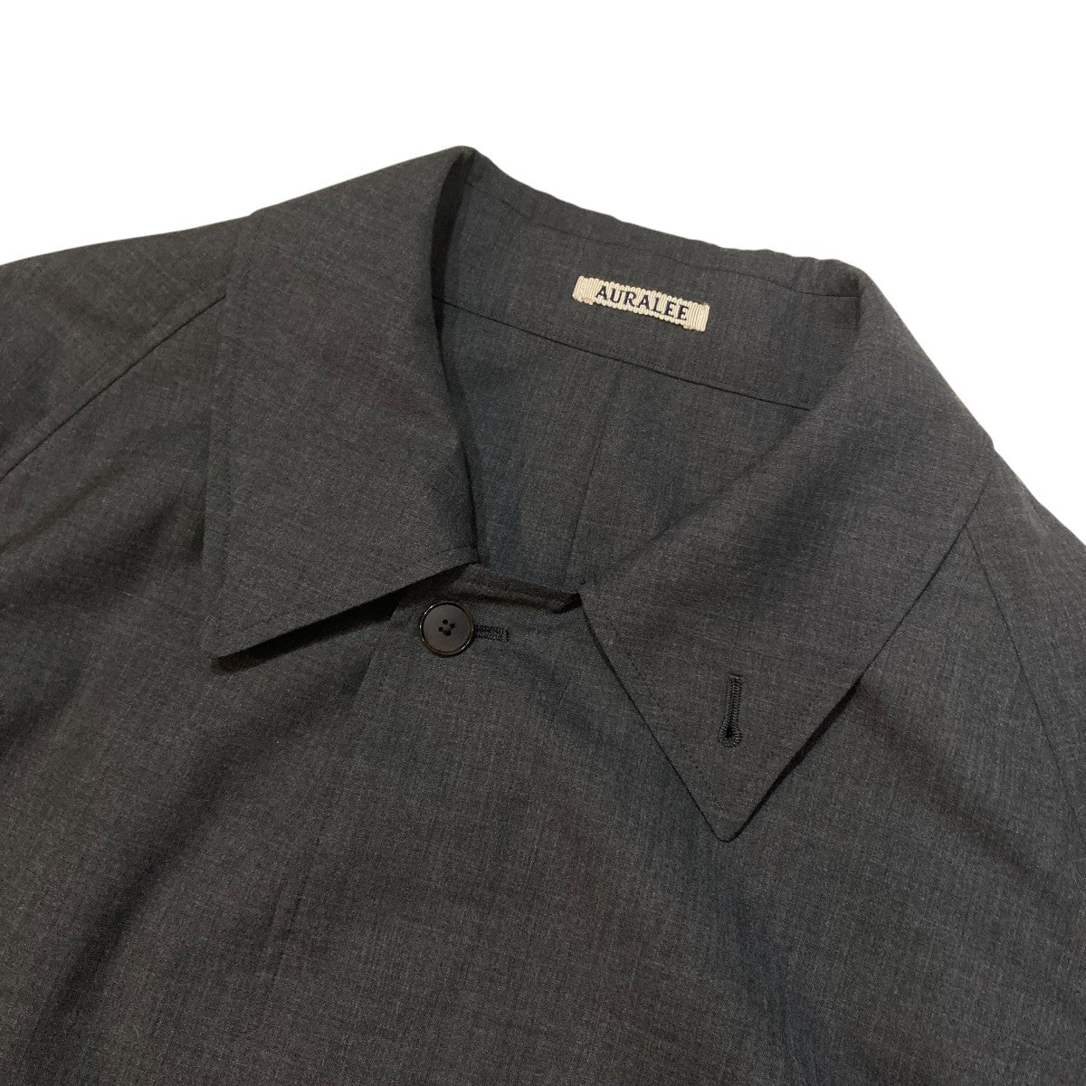 SUPER FINE TROPICAL WOOL SOUTIEN COLLAR COATウールコートA23SC01WT