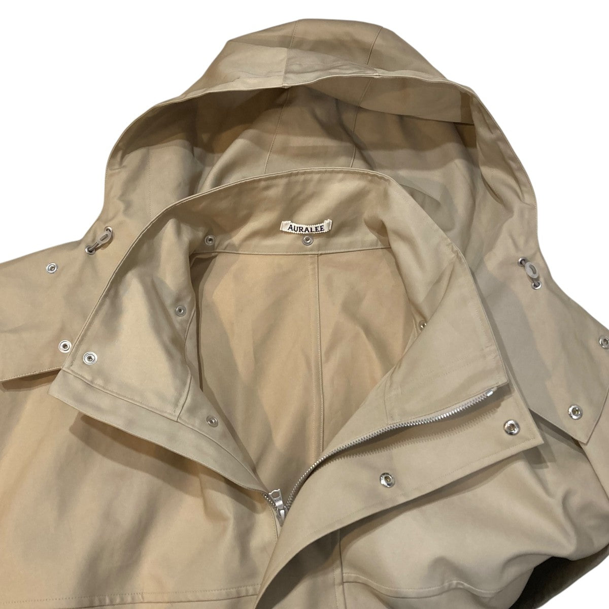AURALEE HIGH-DENSITY BONDED COTTONコートA25AB01CB 古着・中古-4枚目のアイテム画像